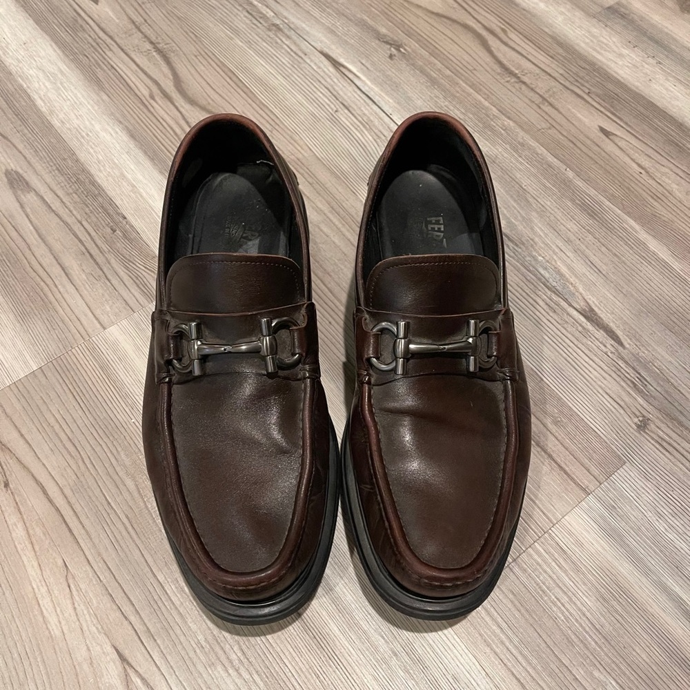 Men’s Salvatore Ferragamo Brown Loafers